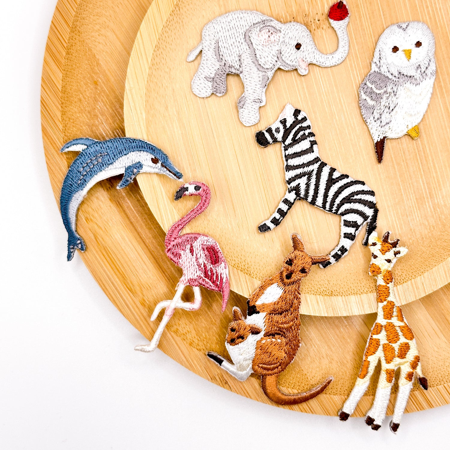Animal Kingdom Iron On Embroidery Patch For DIY Tee Shirt Gift for Him Baseball Cap Design For Your Own - FlashJoy