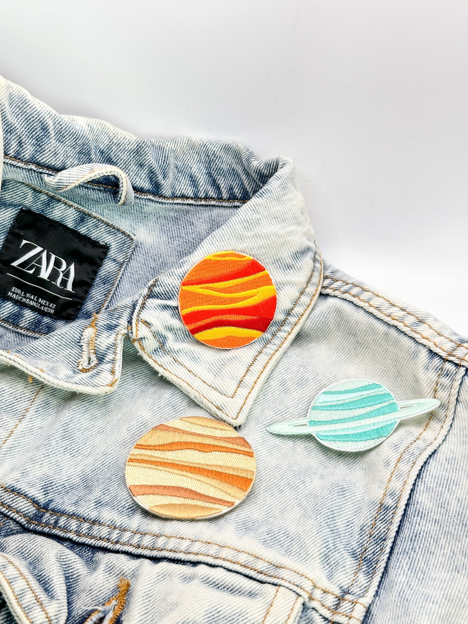 Space Embroidery Iron-on Patch For Space Lovers Tee Shirt Design Your Own Backpack Inspiration For Kid - FlashJoy
